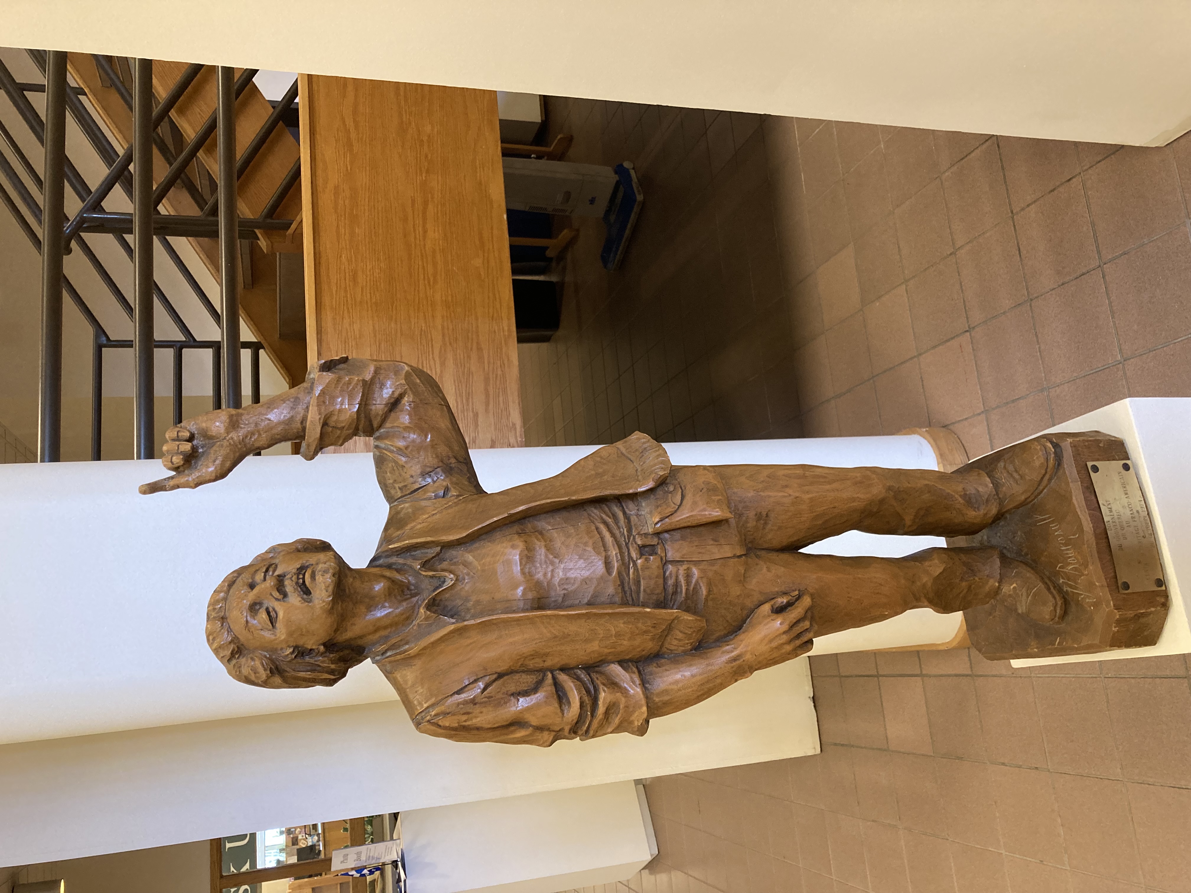 Photo of Paysan Quebecois Statue by J.J. Bourgault